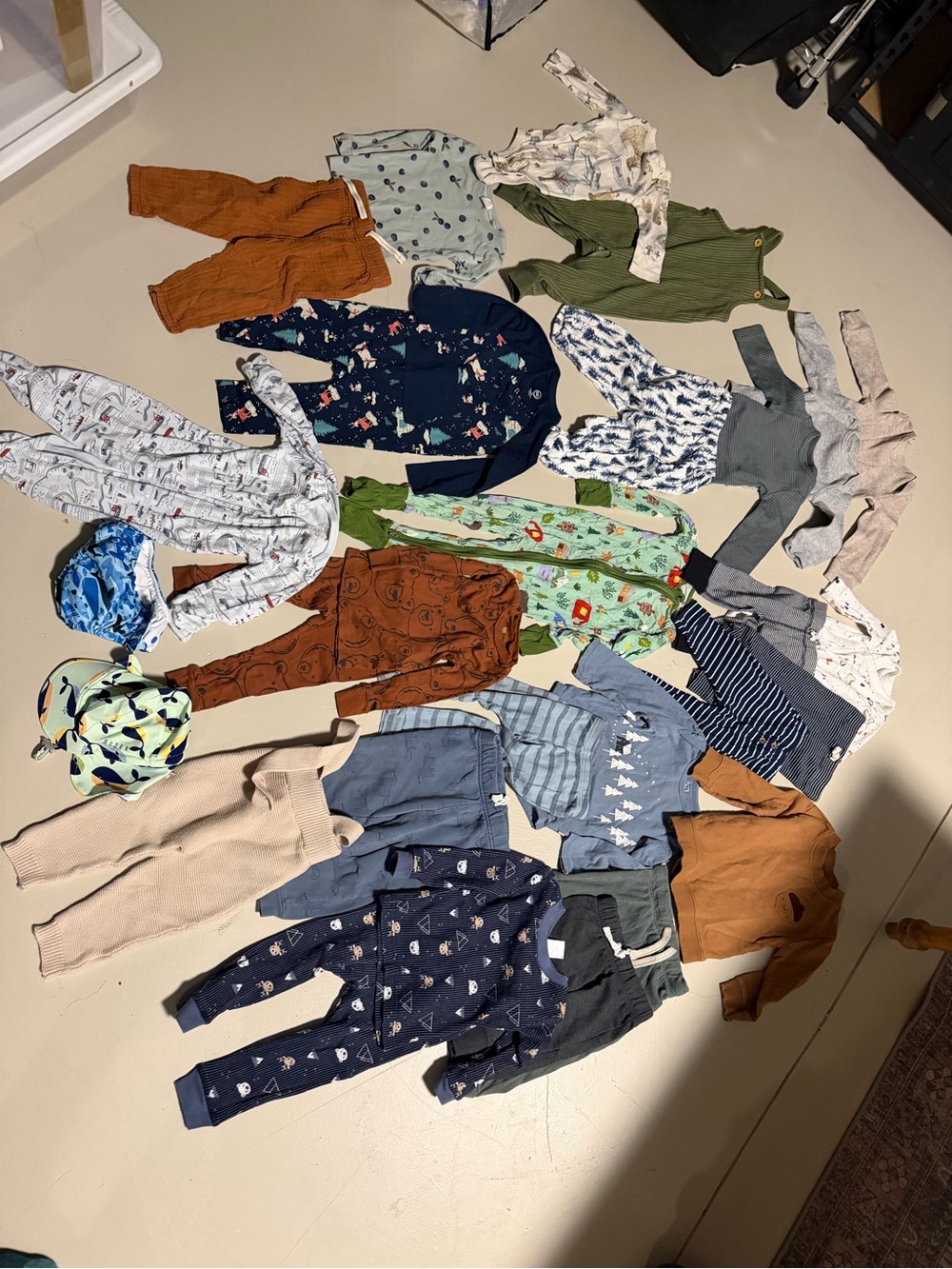 Outdoor themed Baby/Toddler Outfit Bundle, 3mo-12mo